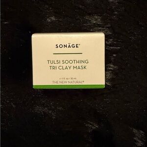 Sonäge Tulsi Soothing Tri Clay Mask 30ml Brand New In Box